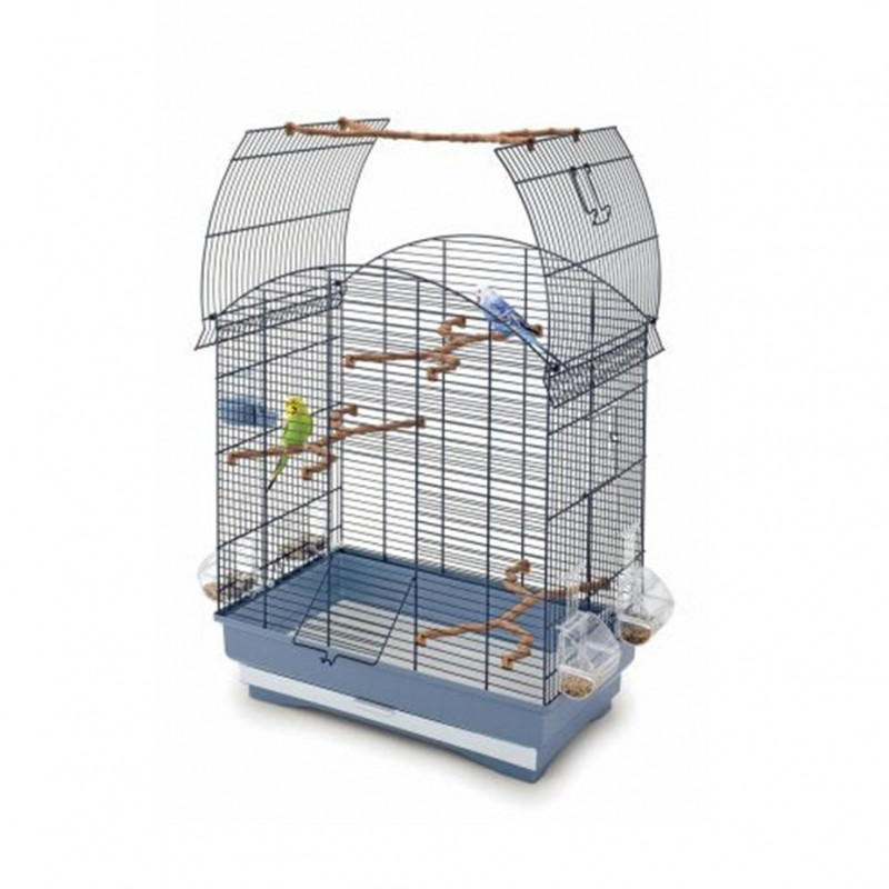 Imac cage Agatha bleue avec toit ouvrant Imac cage Agatha bleue avec toit ouvrant