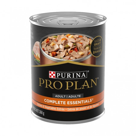 Pro Plan chien conserve poulet et légumes tranches en sauce