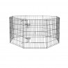 Büd'z enclos de métal 8 sections 24" avec porte