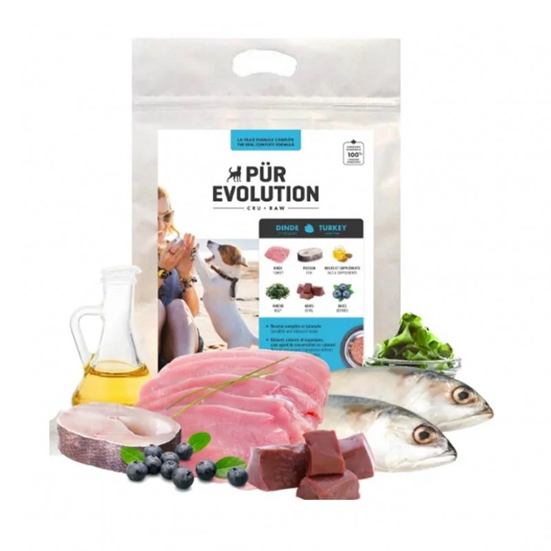 Pür Evolution chien dinde et poisson Pür Evolution chien dinde et poisson