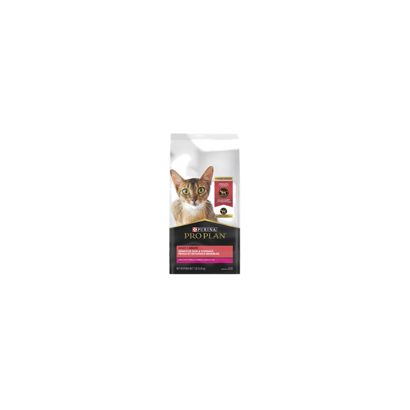 Pro Plan chat peaux et estomacs sensibles agneau 3.18kg Pro Plan chat peaux et estomacs sensibles agneau 3.18kg