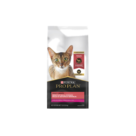 Pro Plan chat peaux et estomacs sensibles agneau 3.18kg