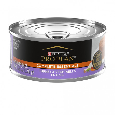 Pro Plan conserve chat dinde et légumes sans grains classique 156gr