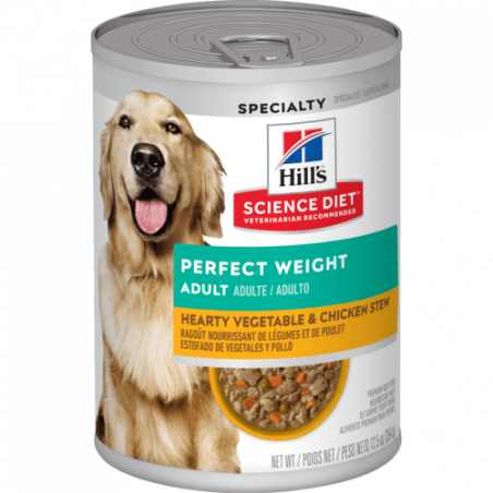 Science Diet conserve chien poids parfait ragoût de poulet et de légumes