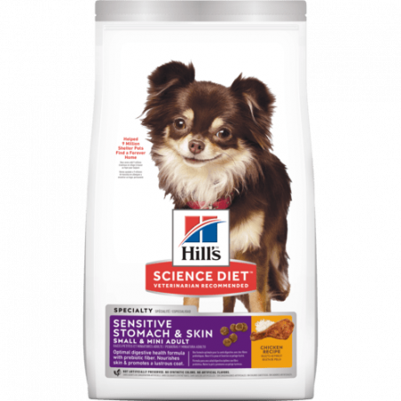 Science Diet chien peaux et estomacs sensibles petites races