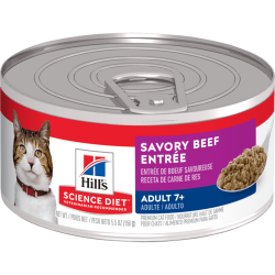 Science Diet conserve chat 7+ entrée de boeuf classique