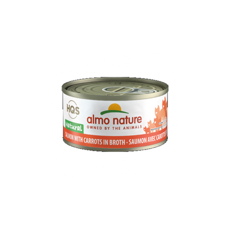 Almo nature conserve chat natural saumon et carottes