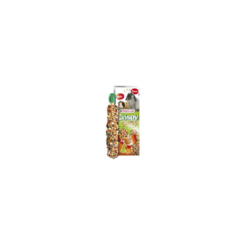 Versele Laga Crispy sticks lapin et cochon d'inde fruits Versele Laga Crispy sticks lapin et cochon d'inde fruits