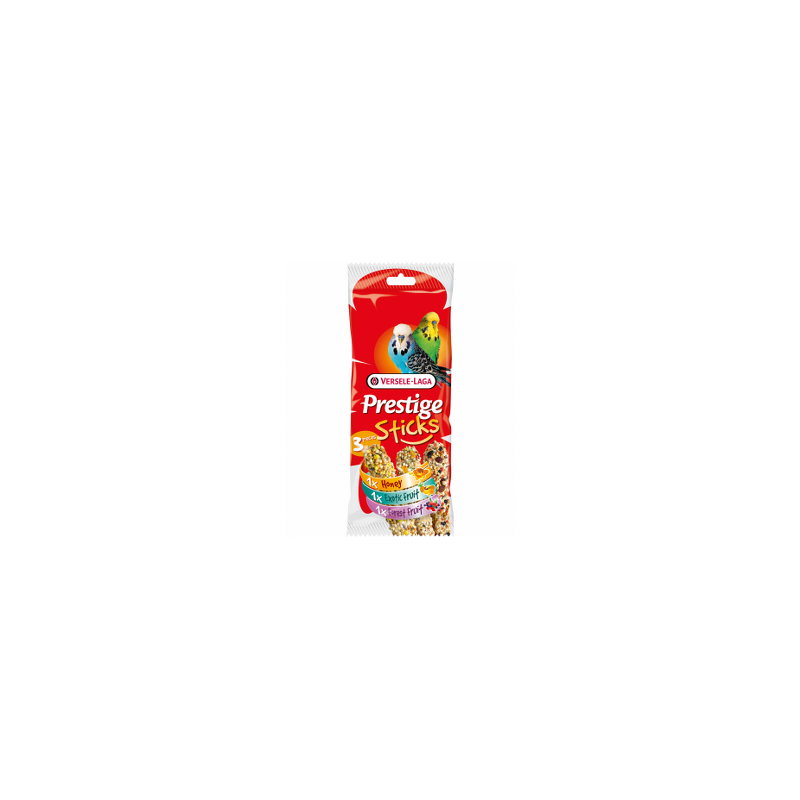 Versele Laga prestige sticks perruches 3 saveurs Versele Laga prestige sticks perruches 3 saveurs