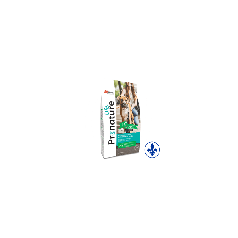 Pronature life chien fit green+ poulet Pronature life chien fit green+ poulet