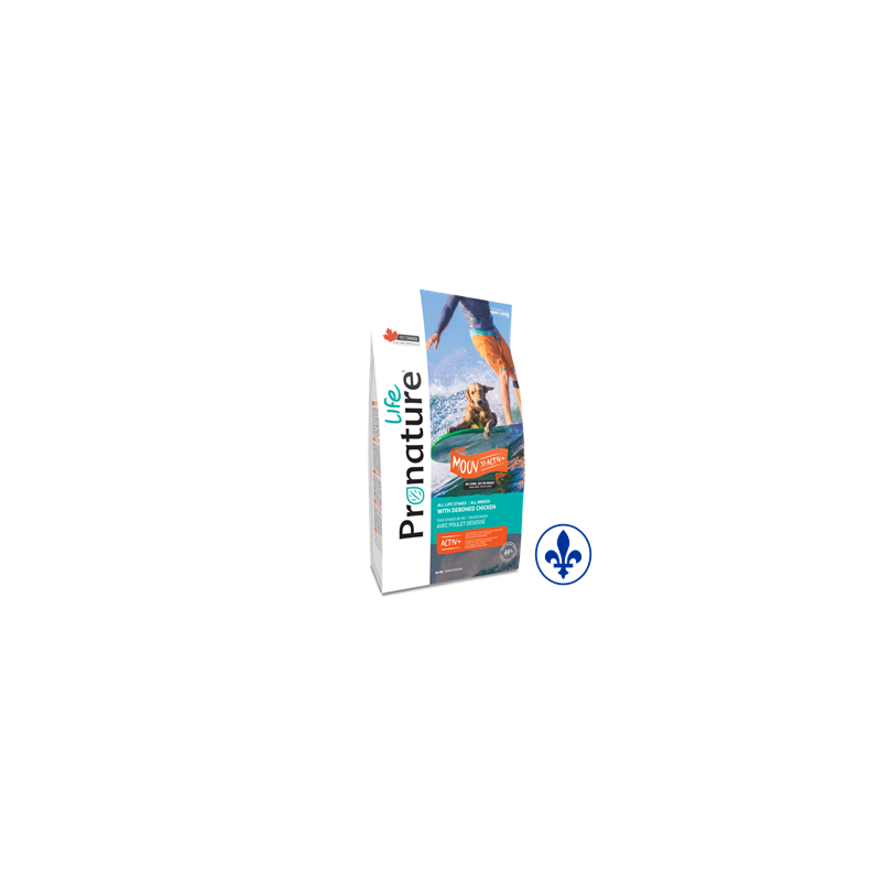 Pronature life chien moov activ+ poulet Pronature life chien moov activ+ poulet
