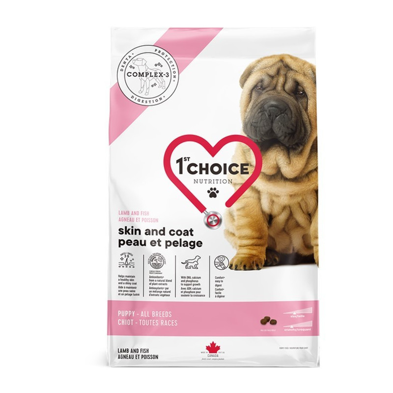 1st Choice chiot peau et pelage agneau/poisson 1st Choice chiot peau et pelage agneau/poisson