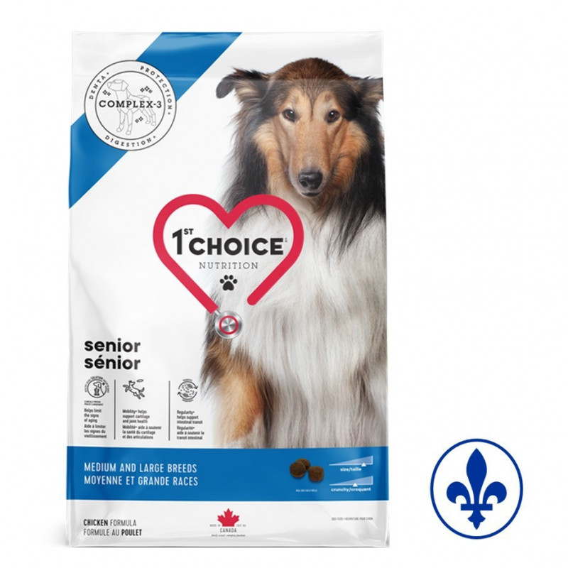 1st Choice chien moyenne et grand race sénior 1st Choice chien moyenne et grand race sénior