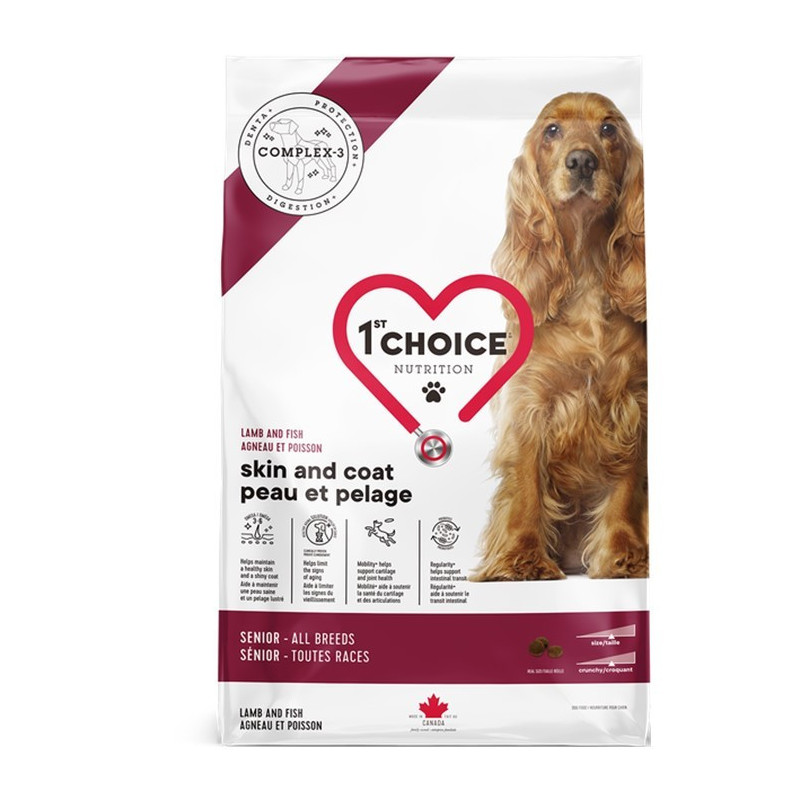1st Choice chien peau et pelage sénior 1st Choice chien peau et pelage sénior
