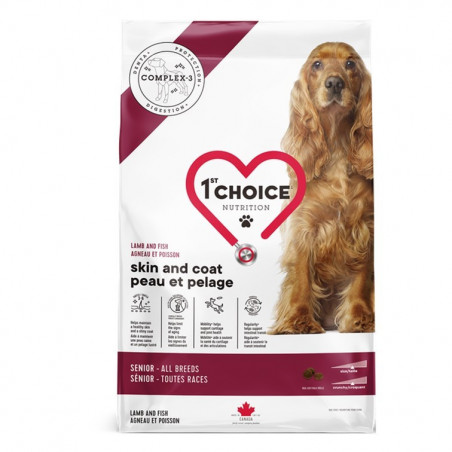 1st Choice chien peau et pelage sénior