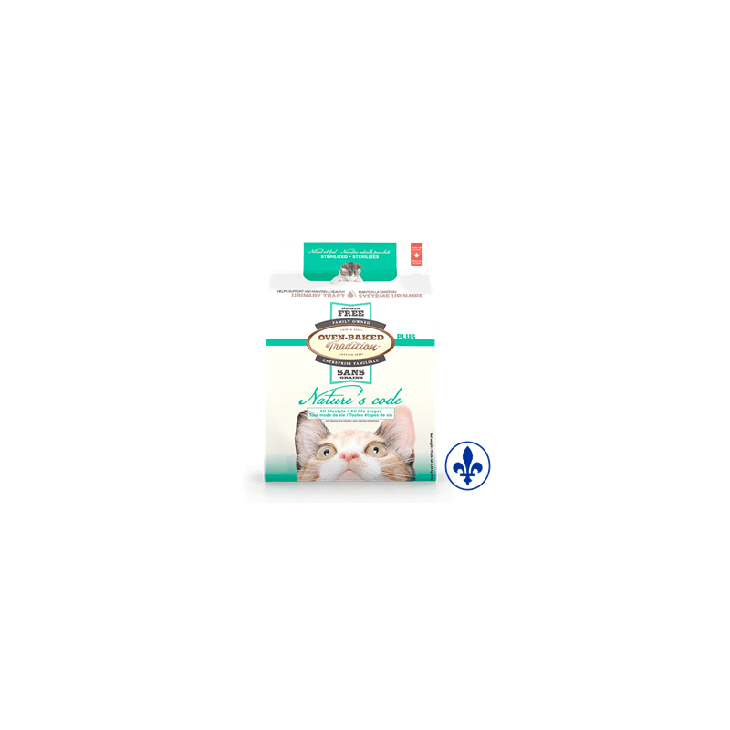 Nature's Code chat toutes étapes de vie maintien de la santé urinaire