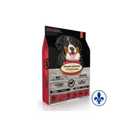 Oven-Baked tradition chien grande race agneau