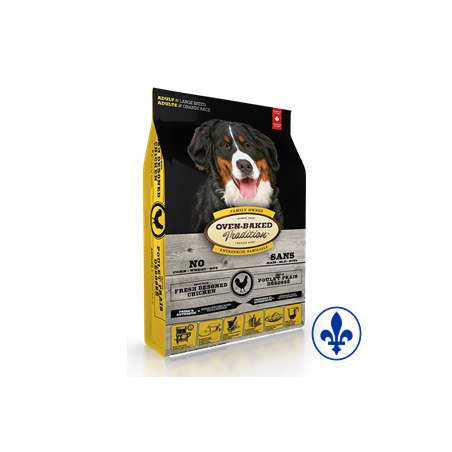Oven-Baked tradition chien grande race poulet