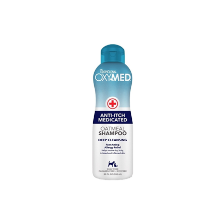 Tropiclean Oximed shampoing médicamenté à l'avoine