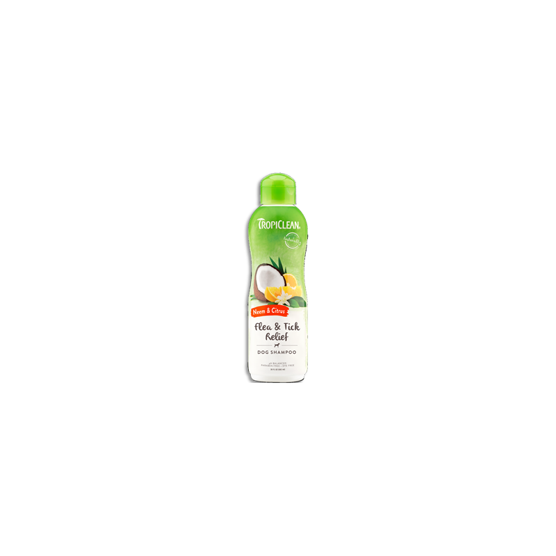 Tropiclean shampoing au neem repousse puces et tiques Tropiclean shampoing au neem repousse puces et tiques