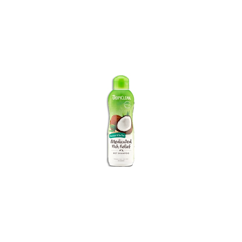 Tropiclean shampoing médicamenté à l'avoine & théier Tropiclean shampoing médicamenté à l'avoine & théier