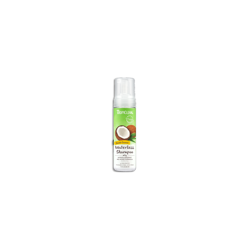 Tropiclean shampoing sans eau hypo-allergène à la noix de coco