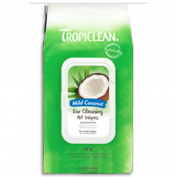Tropiclean lingettes nettoyantes pour oreilles