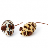 Büd'z souris léopard beige/blanche