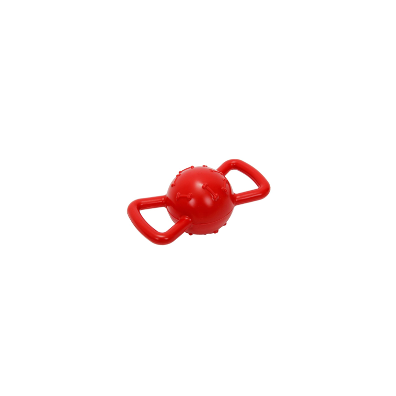 Büd'z balle de caoutchouc gigleuse avec poignées 3.5" Büd'z balle de caoutchouc gigleuse avec poignées 3.5"