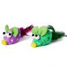 Büd'z souris peluche variées avec plumes 5.5"