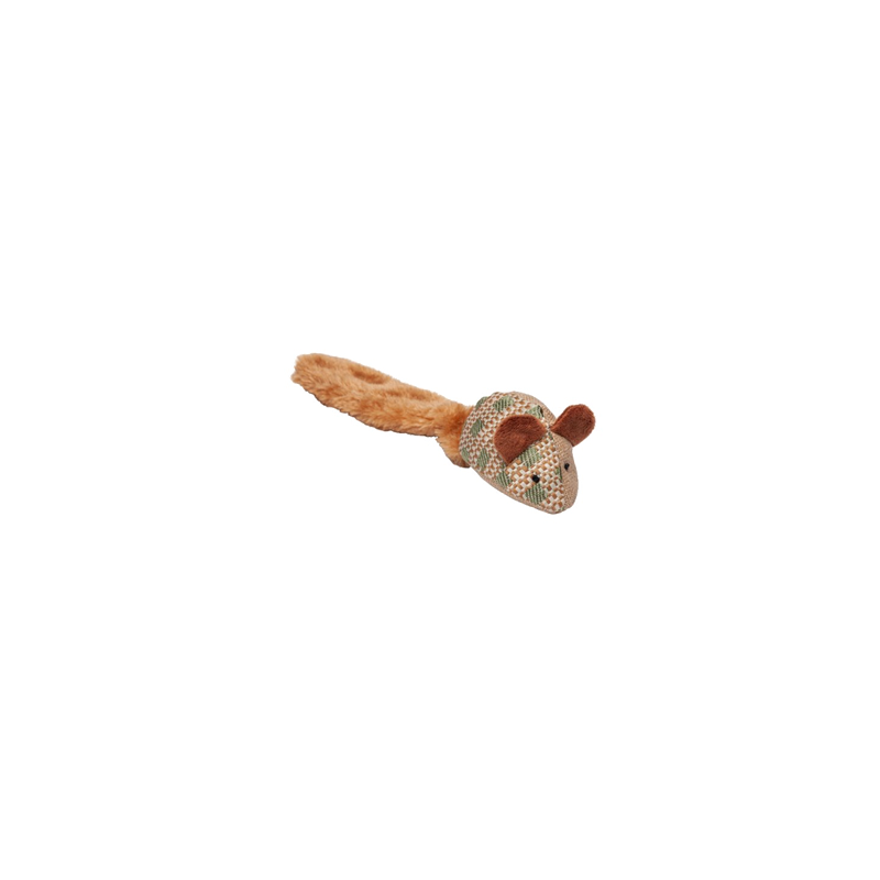 Büd'z souris de jute avec queue craquante Büd'z souris de jute avec queue craquante