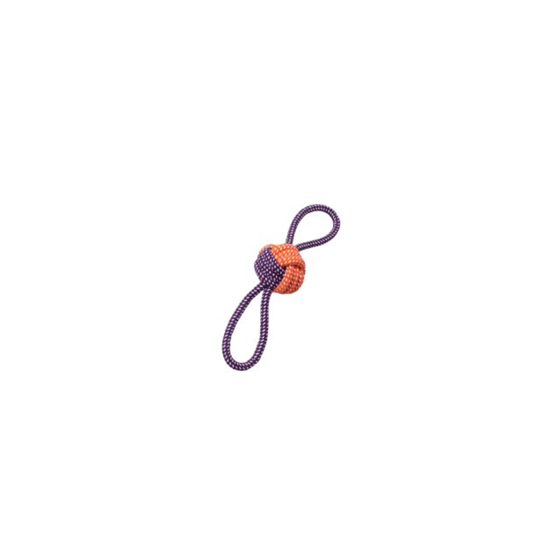Büd'z corde tressée pomme de touline double boucle Büd'z corde tressée pomme de touline double boucle