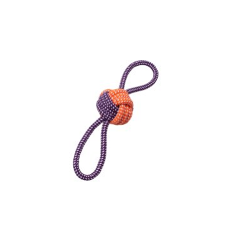 Büd'z corde tressée pomme de touline double boucle