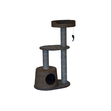 Animal Treasure arbre à chat 2 niveaux 36"