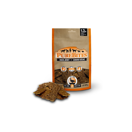 Purebites jerky de carnard