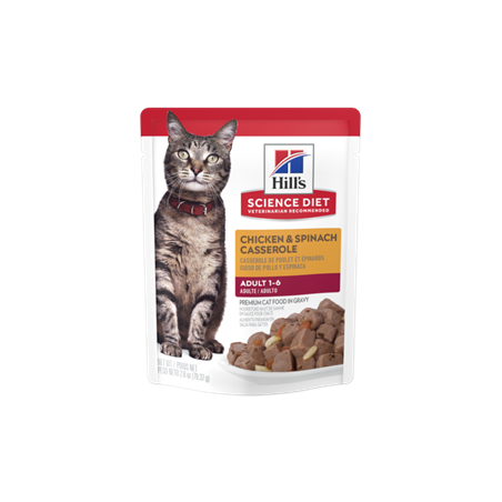 Science Diet sachet chat diner de poulet/épinard