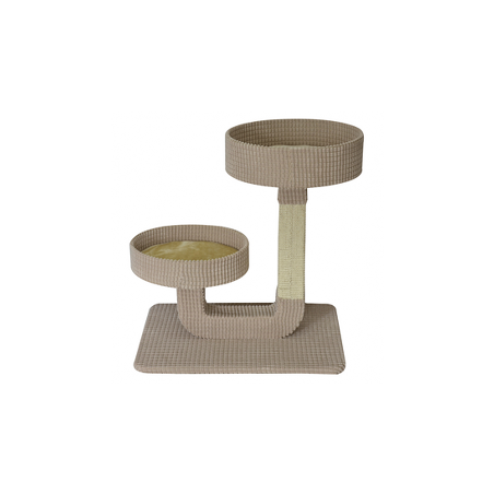 Animal Treasure arbre à chat piédestal double 24"