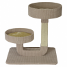 Animal Treasure arbre à chat piédestal double 24"