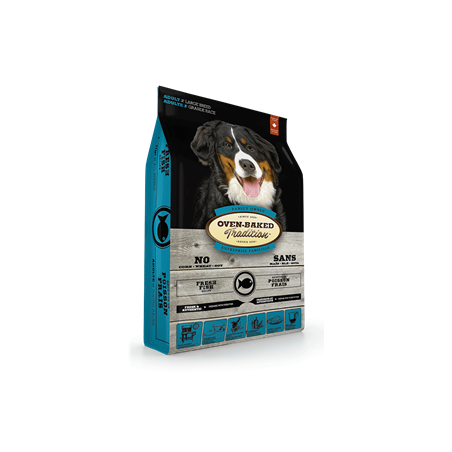Oven-Baked tradition chien grande race poisson